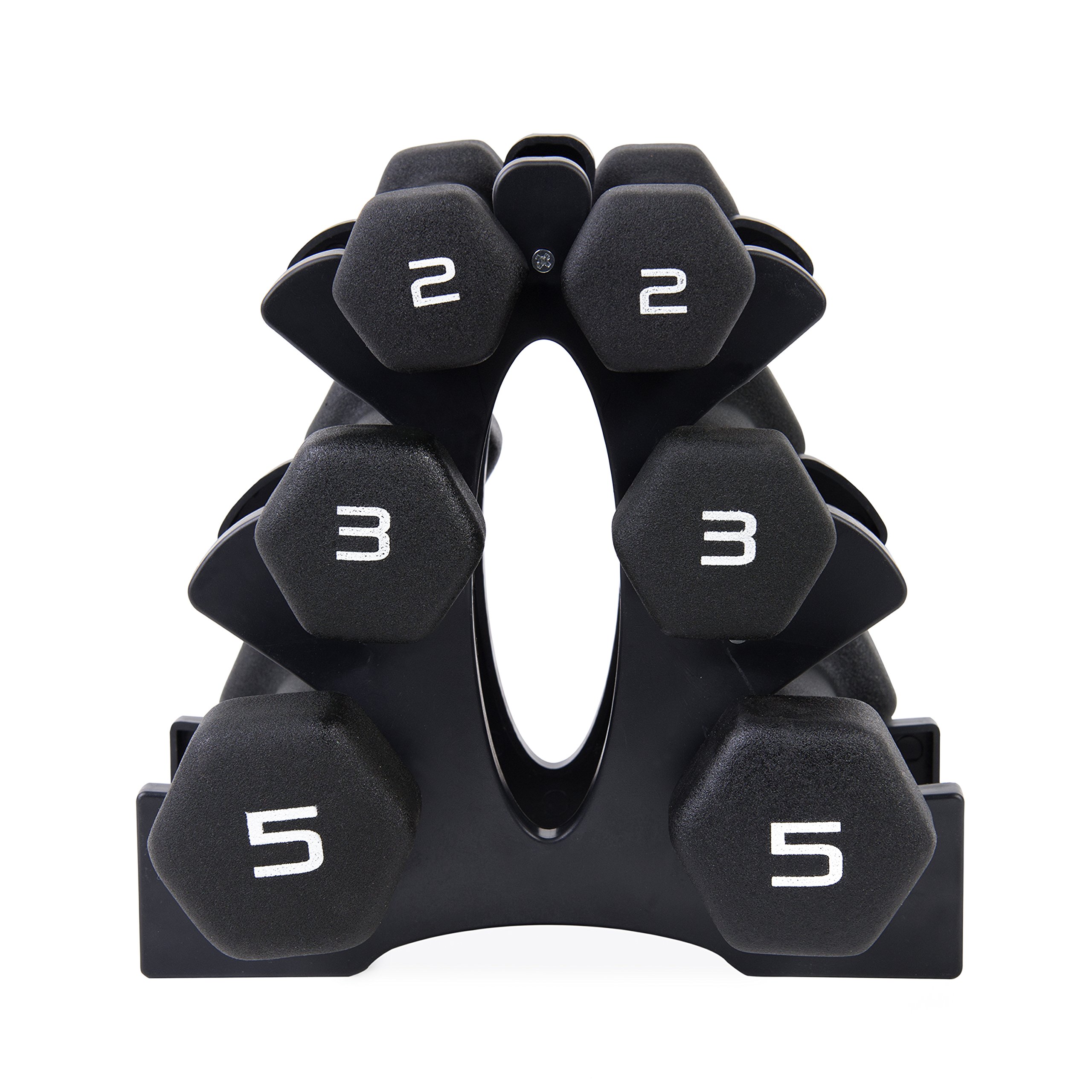 Premium CAP Barbell Neoprene Dumbbell Weights Set - 5-50lbs Pairs with Non-Slip Grip | Multiple Color Options for Home Gym, Strength Training & Fitness Workouts