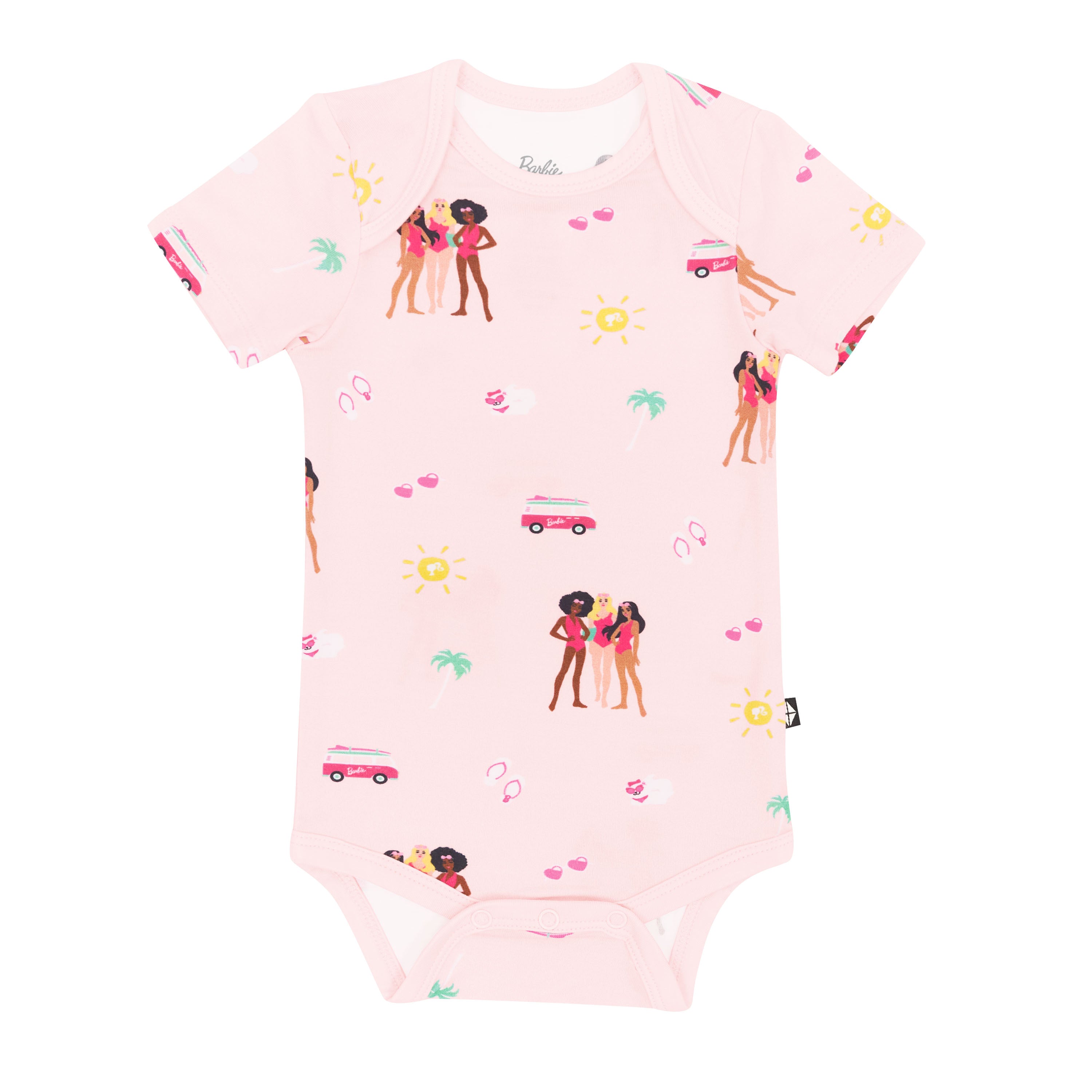 Barbie™ Beach Bodysuit for Women - Trendy One-Piece Swimsuit for Summer Vacations & Pool Parties