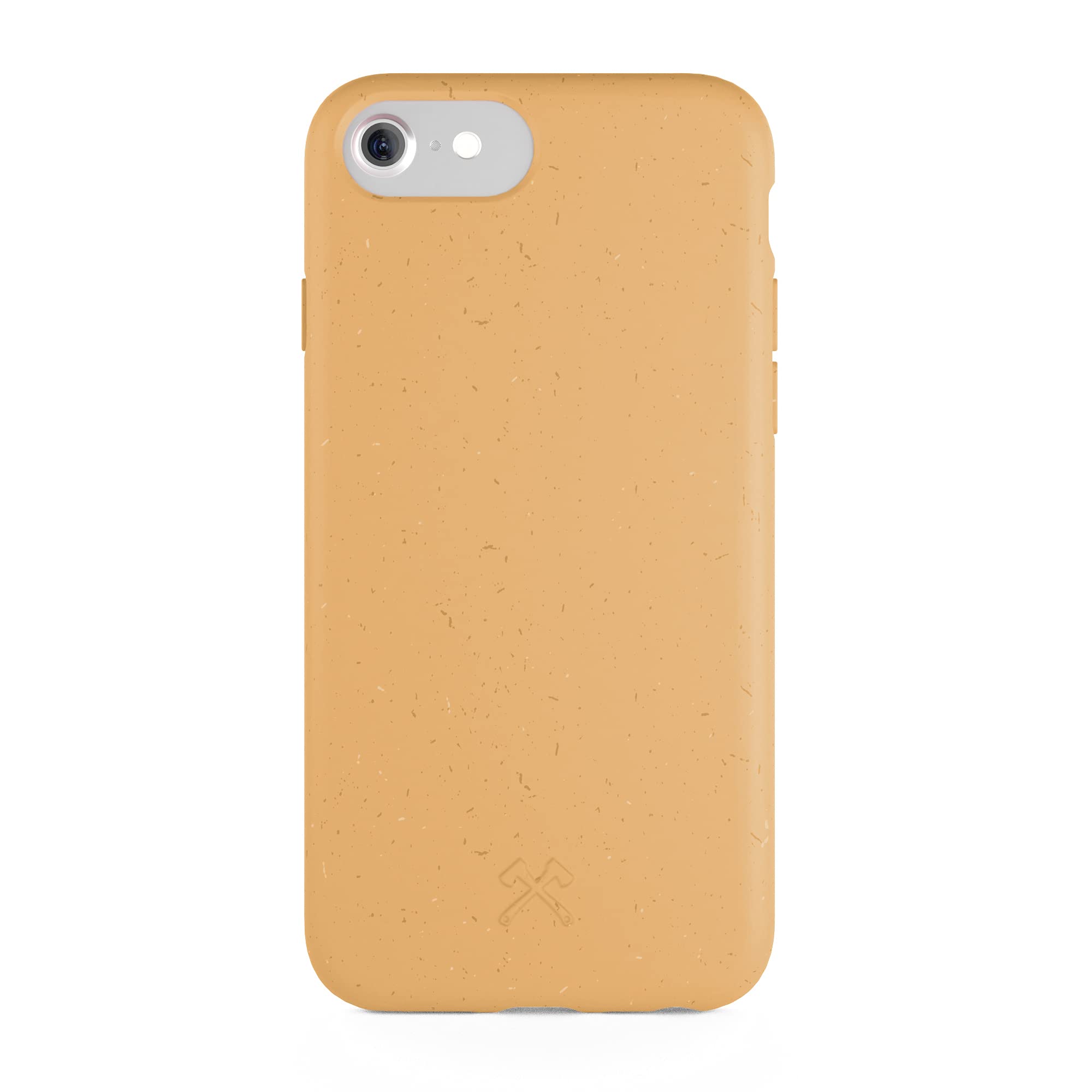 **WOODCESSORIES - Eco-Friendly Plant-Based Phone Case for iPhone SE 2022/2020, iPhone 8/7/6s - Yellow | Durable & Sustainable Protection for Everyday Use**