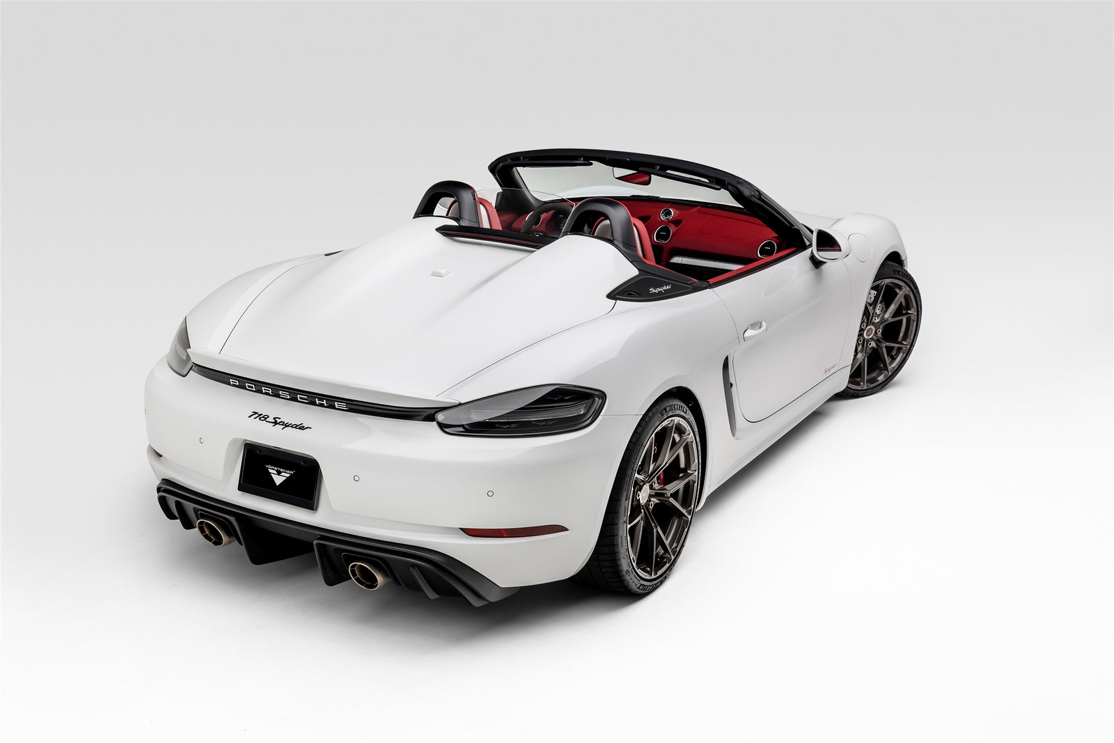 Porsche 718 Spyder VFA 103 Diecast Model Car - 1:18 Scale Collectible Toy for Adults & Kids - Perfect for Display, Gifts & Car Enthusiast Collections