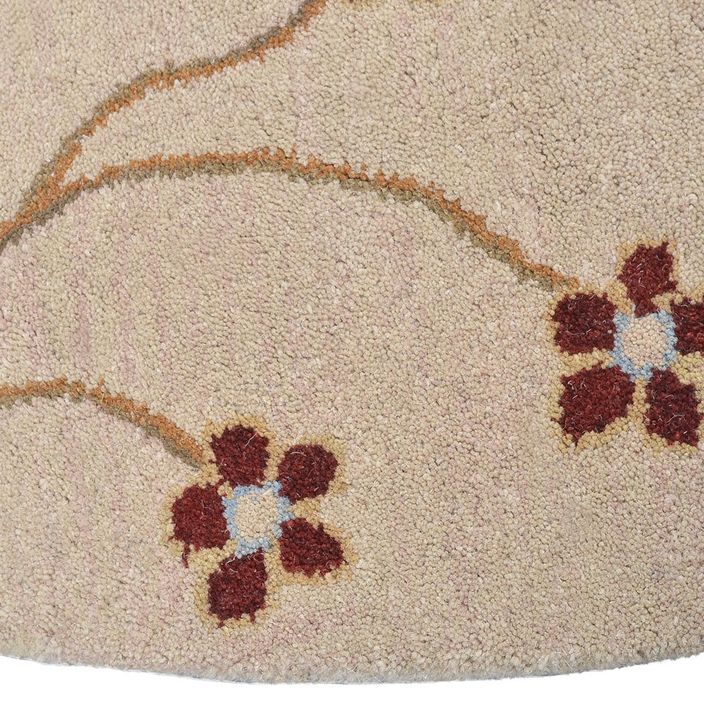 Premium Saffron Hand-Tufted Wool Rug - Soft & Durable Non-Slip Living Room Carpet for Home Decor, Bedroom, Office (5x8 ft) - Adds Warmth & Style to Any Space
