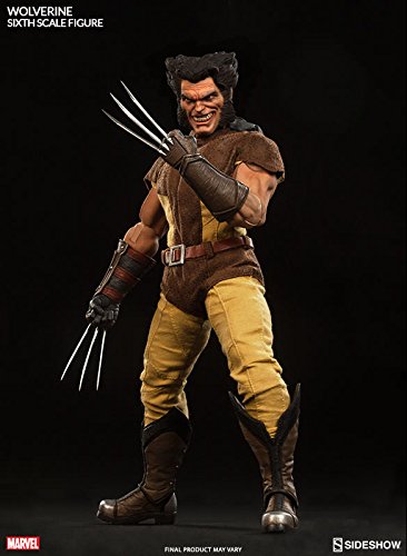 Marvel Comics X-Men Wolverine 1/6 Scale Action Figure - Premium Collectible Sideshow Statue | Perfect for Display, Gift Giving & Comic Book Fans Collection