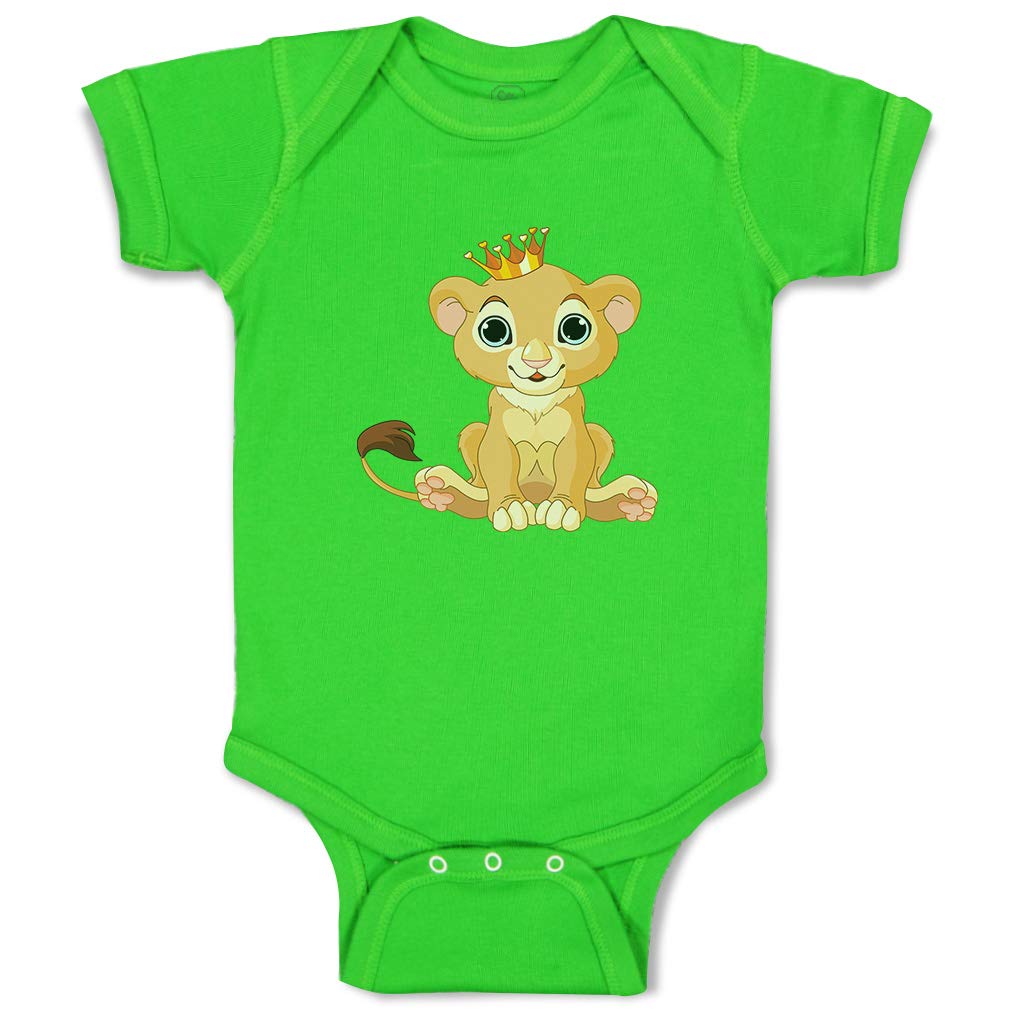 Custom Baby Lion Animal Bodysuit - Funny Cotton Baby Clothes for Boys & Girls - Perfect for Newborn Photoshoots, Birthday Gifts, and Everyday Wear