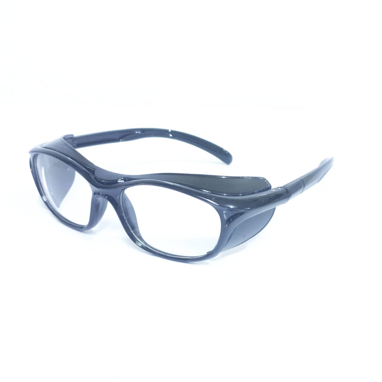 Sigma Black Frame Clear Lens Prescription Sports Glasses - Lightweight Protective Eyewear for Running, Cycling & Outdoor Activities | UV Protection & Anti-Fog Lenses