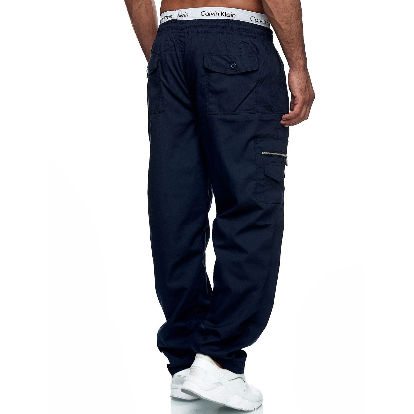 Men's Casual Cargo Jogger Pants - Lightweight Tactical Sweatpants with Multiple Pockets for Outdoor, Athletic & Streetwear Fashion | Perfect for Hiking, Gym, Travel & Everyday Wear
