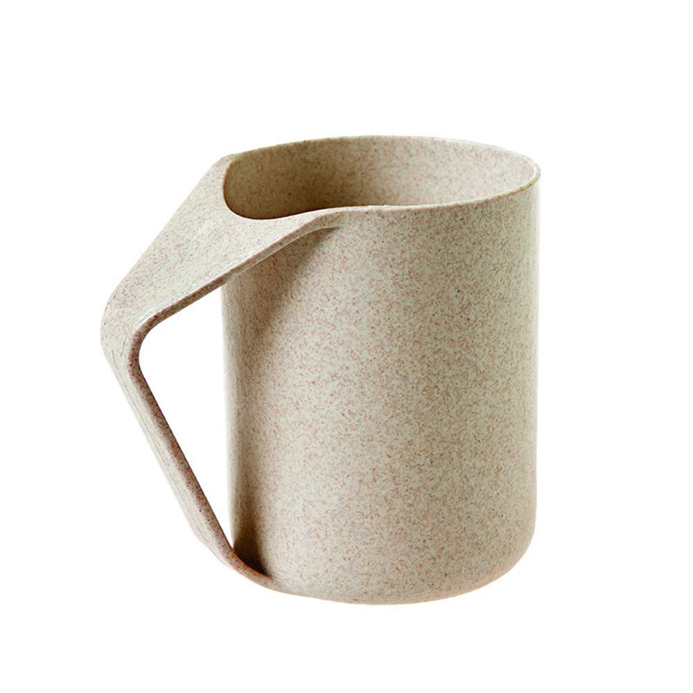 Eco-Friendly Wheat Straw Bevel Mug - Creative Mate Cup for Coffee, Tea & Drinks - Perfect for Home, Office & Travel Use