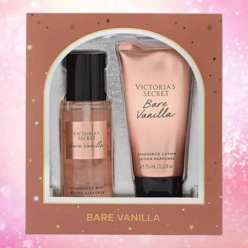 Mini Fragrance Duo Gift Set - Bare Vanilla Eau de Parfum & Travel Lotion | Heavenly & Sexy Scent | Perfect for Travel, Gifts & Everyday Wear