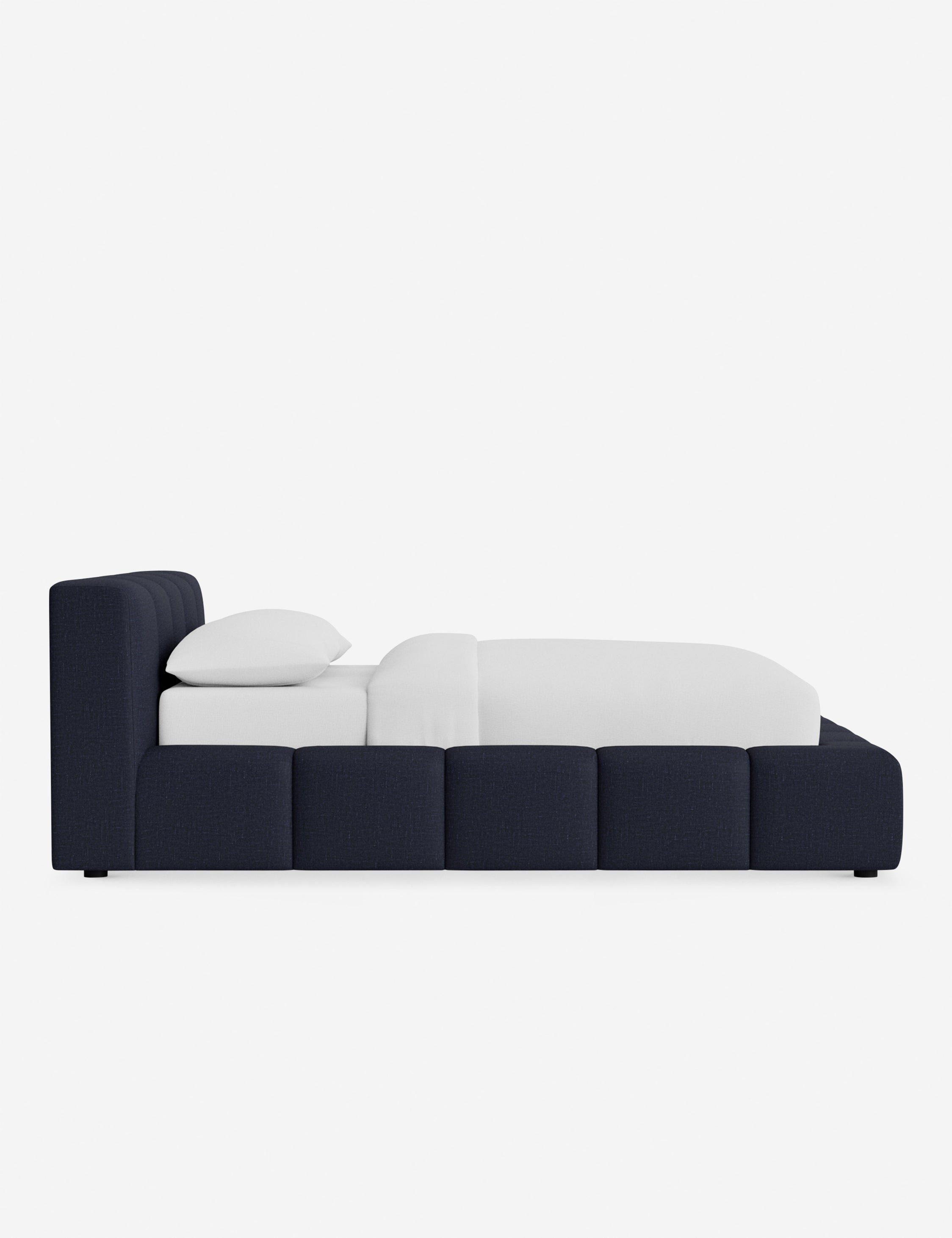 Cambry Platform Bed Frame - Modern Minimalist Wooden Bed with Headboard - Perfect for Bedroom, Guest Room & Small Spaces