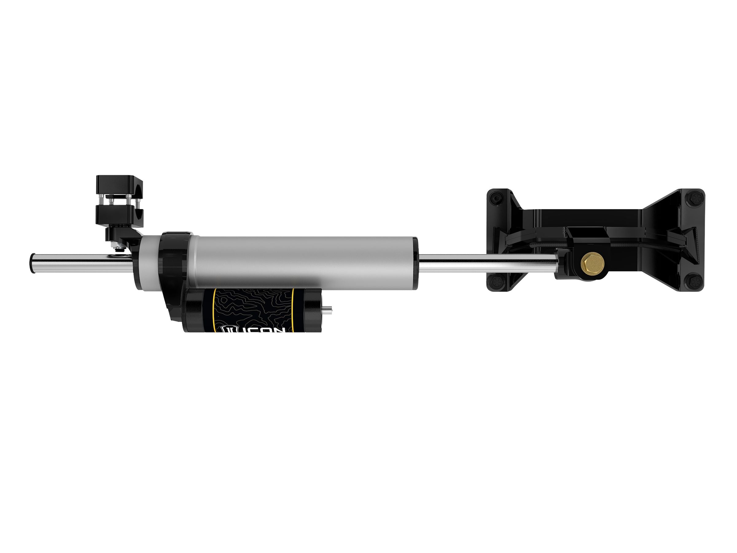 2005-2024 Ford F450 F550 Heavy Duty Centerline Through Shaft Steering Stabilizer - Improves Handling & Reduces Vibration for Off-Road & Towing