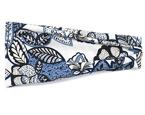 Stylish Printed Hair Bands Set for Women - 6 Pack Fashion Hair Accessories for Ponytail, Bun & Everyday Use - Perfect for Workout, Office & Casual Wear