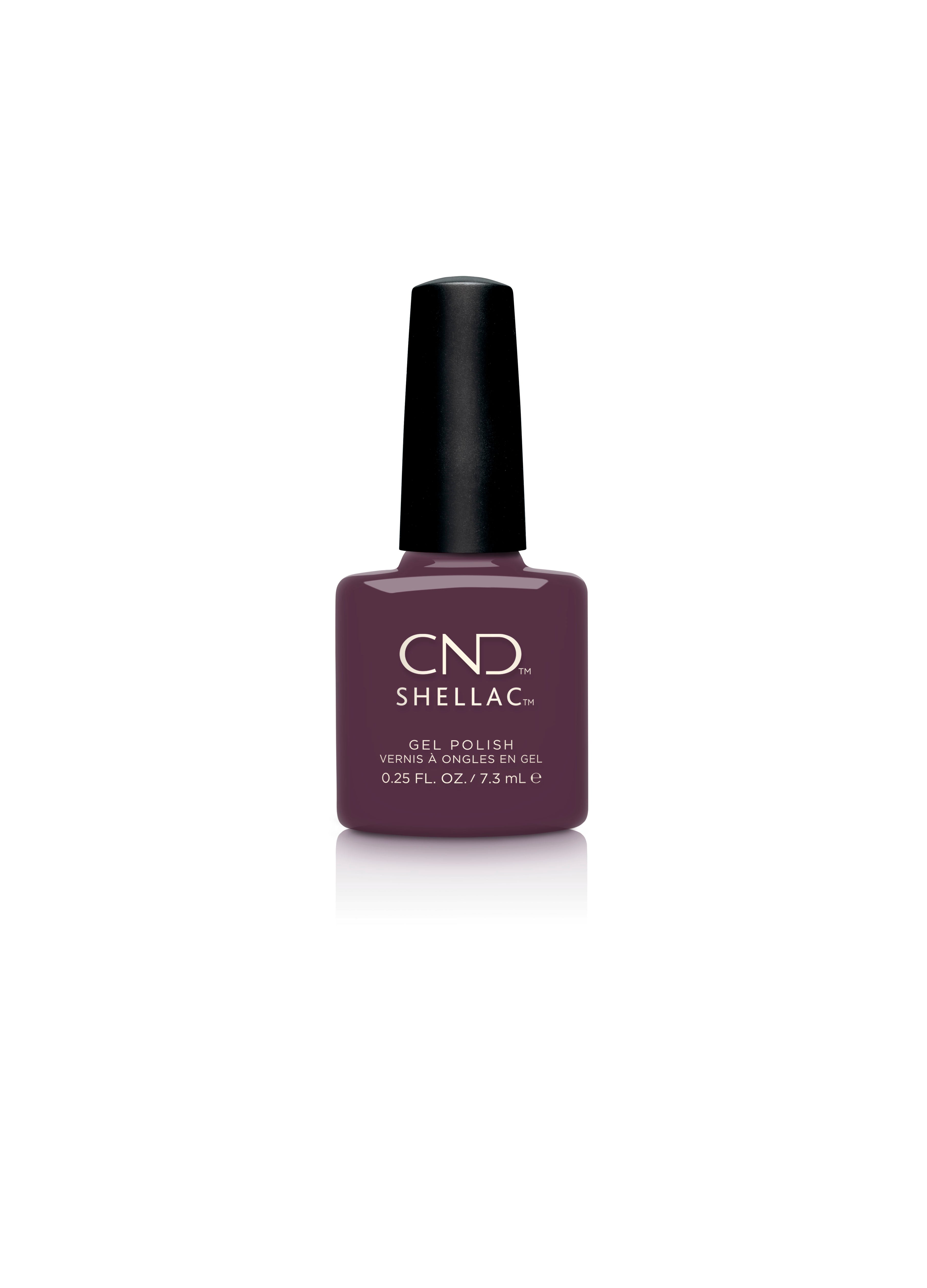 CND Shellac Nail Polish - Mulberry Tart (0.25 fl oz) - Long-Lasting Gel Nail Color for Professional Salon & At-Home Manicures