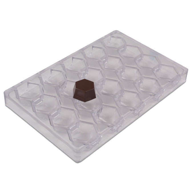 Hexagonal Silicone Chocolate Molds - 20 Cavity Baking Molds for DIY Chocolates, Candies, Soaps - Perfect for Holiday Gifts, Party Favors & Home Baking Decorations