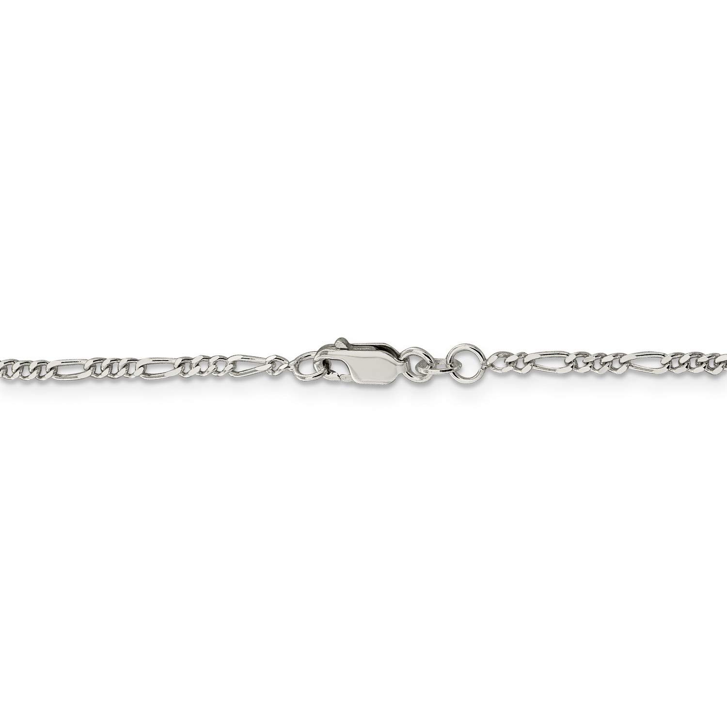 925 Sterling Silver Figaro Chain Necklace, Bracelet or Anklet - Elegant Jewelry for Men & Women - Perfect for Gifts, Daily Wear & Special Occasions