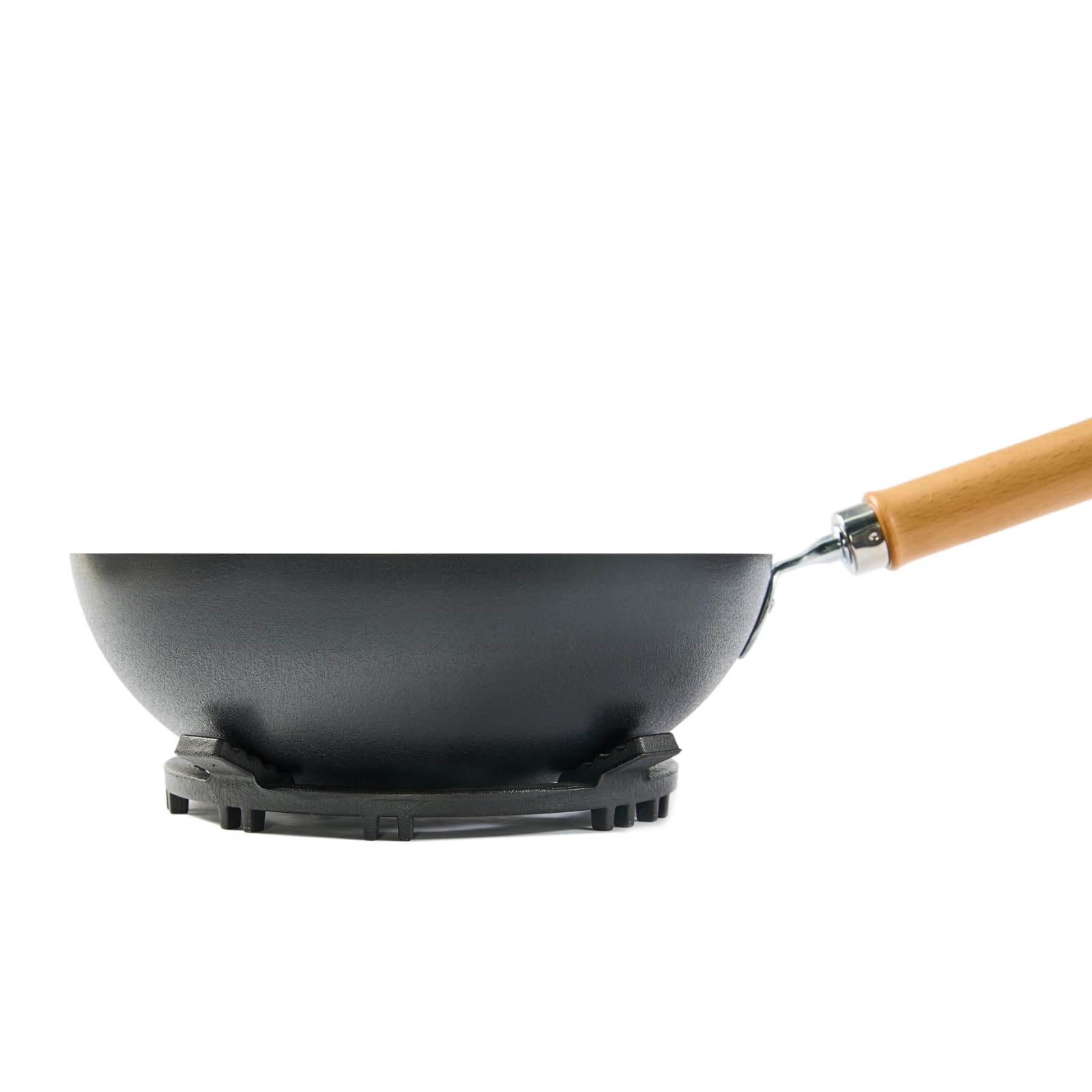 Cast Iron Wok Support Ring for Gas Stove - Non-Slip Wok Rack, 8.3