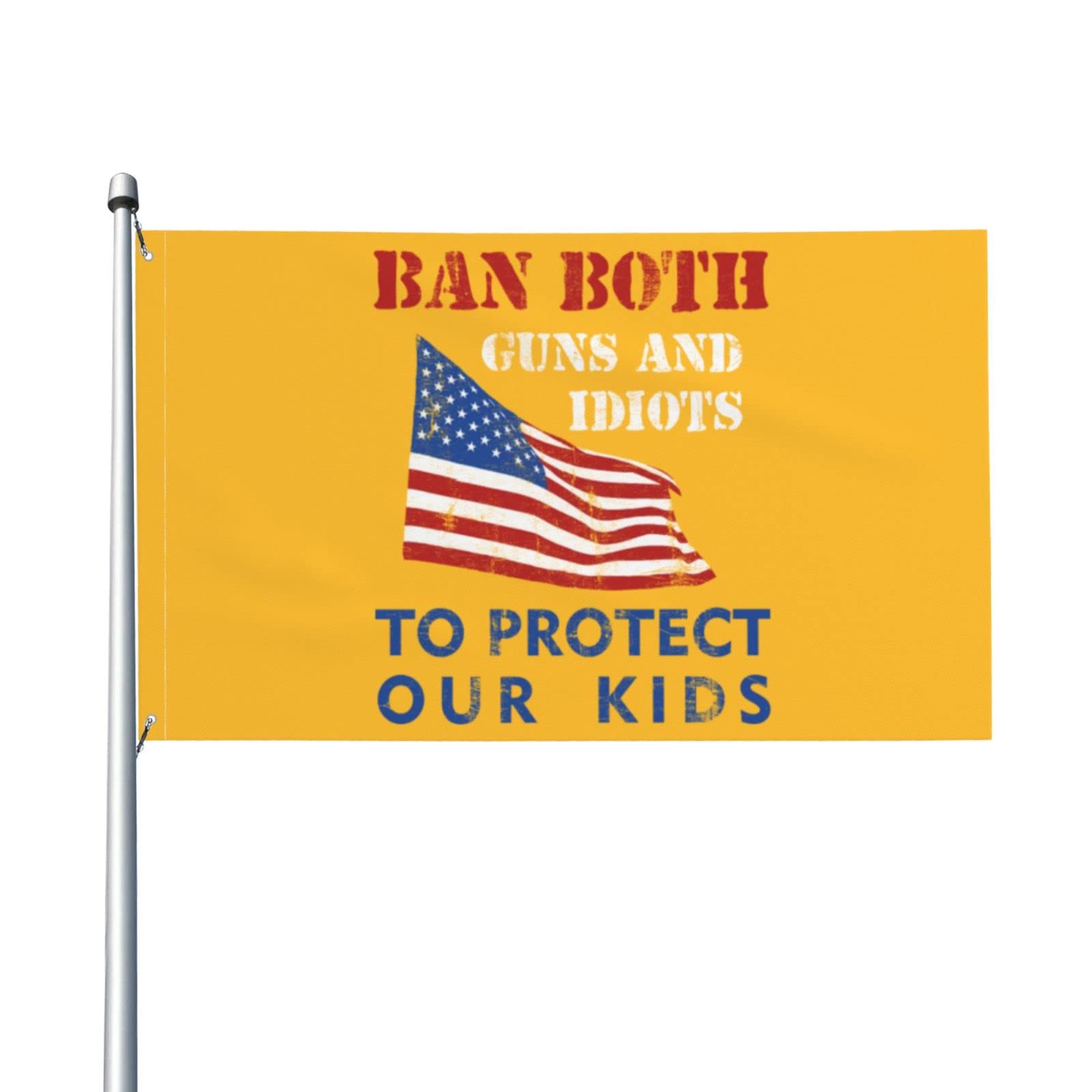3x5 March For Our Lives Flag - Pray For Uvalde Texas, Enough Is Enough Gun Control Now, End Gun Violence, Protect Our Kids Not Guns - No More Silence Protest Banner (No Flag Pole Included) - Perfect for Rallies, Memorials & Social Justice Events
