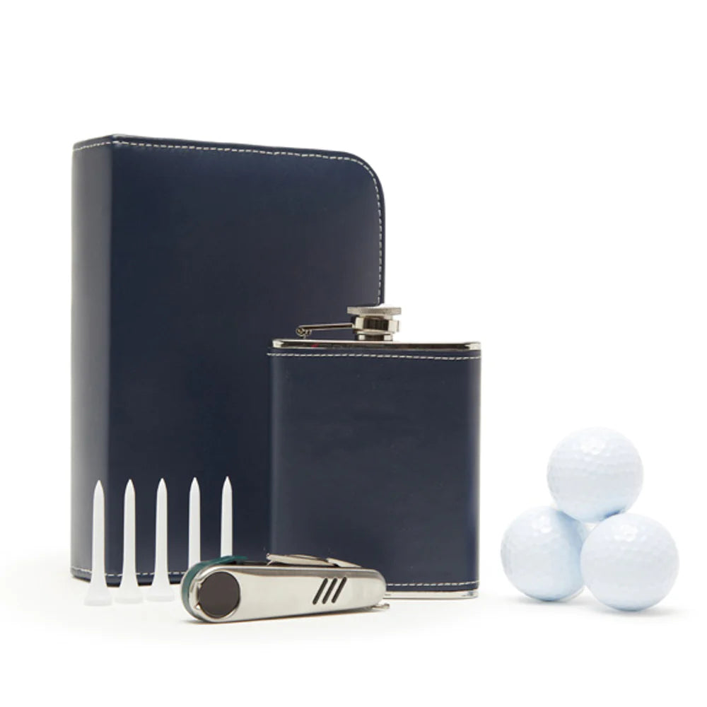 Brouk & Co Hole In One Golf & Flask Set - Premium Stainless Steel Golf Gift for Men, Perfect for Golf Tournaments, Father's Day & Outdoor Activities