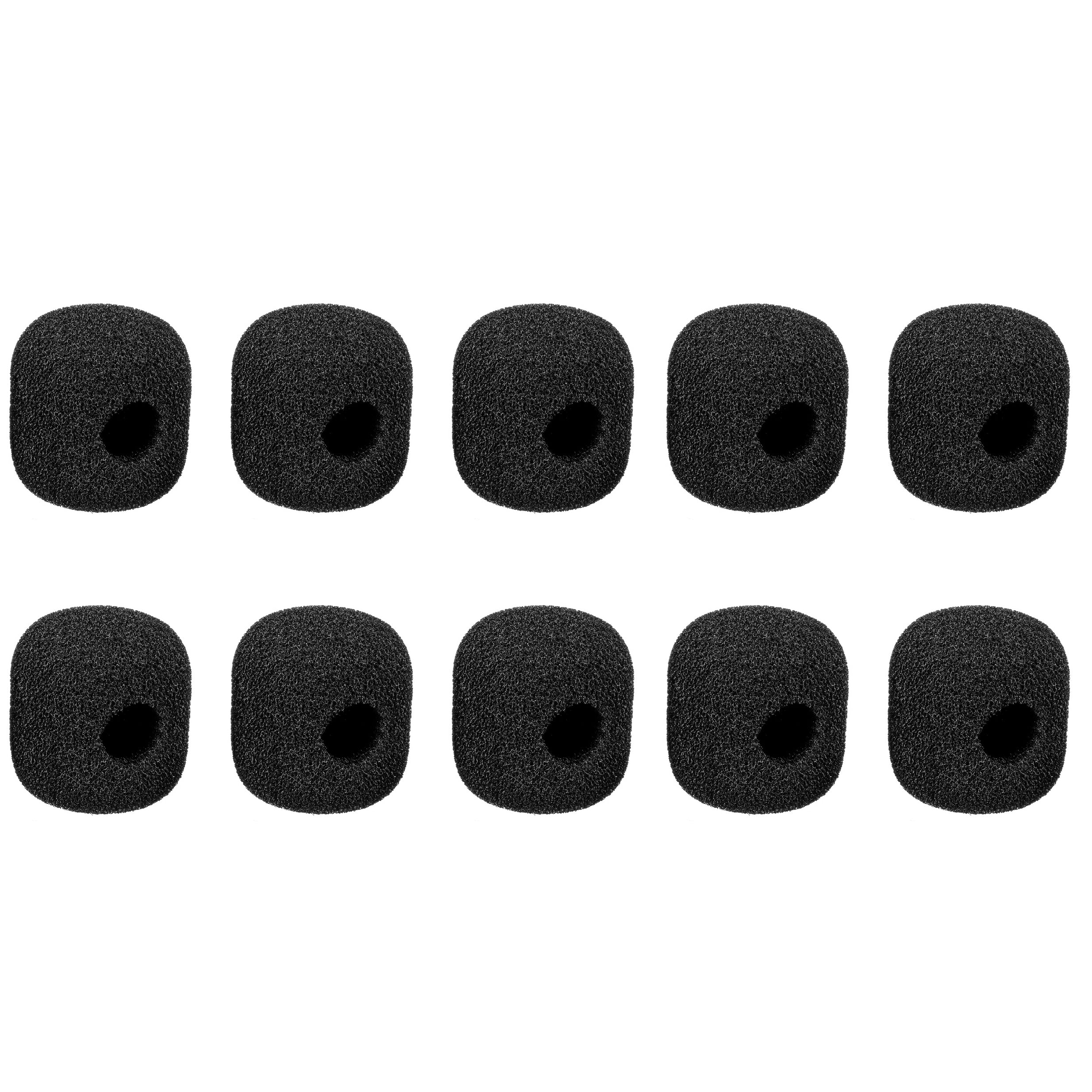 Shure SM31 & PGA31 Microphone Windscreens 10-Pack (Black) - Professional Vocal & Instrument Protection for Live Performances & Studio Recording