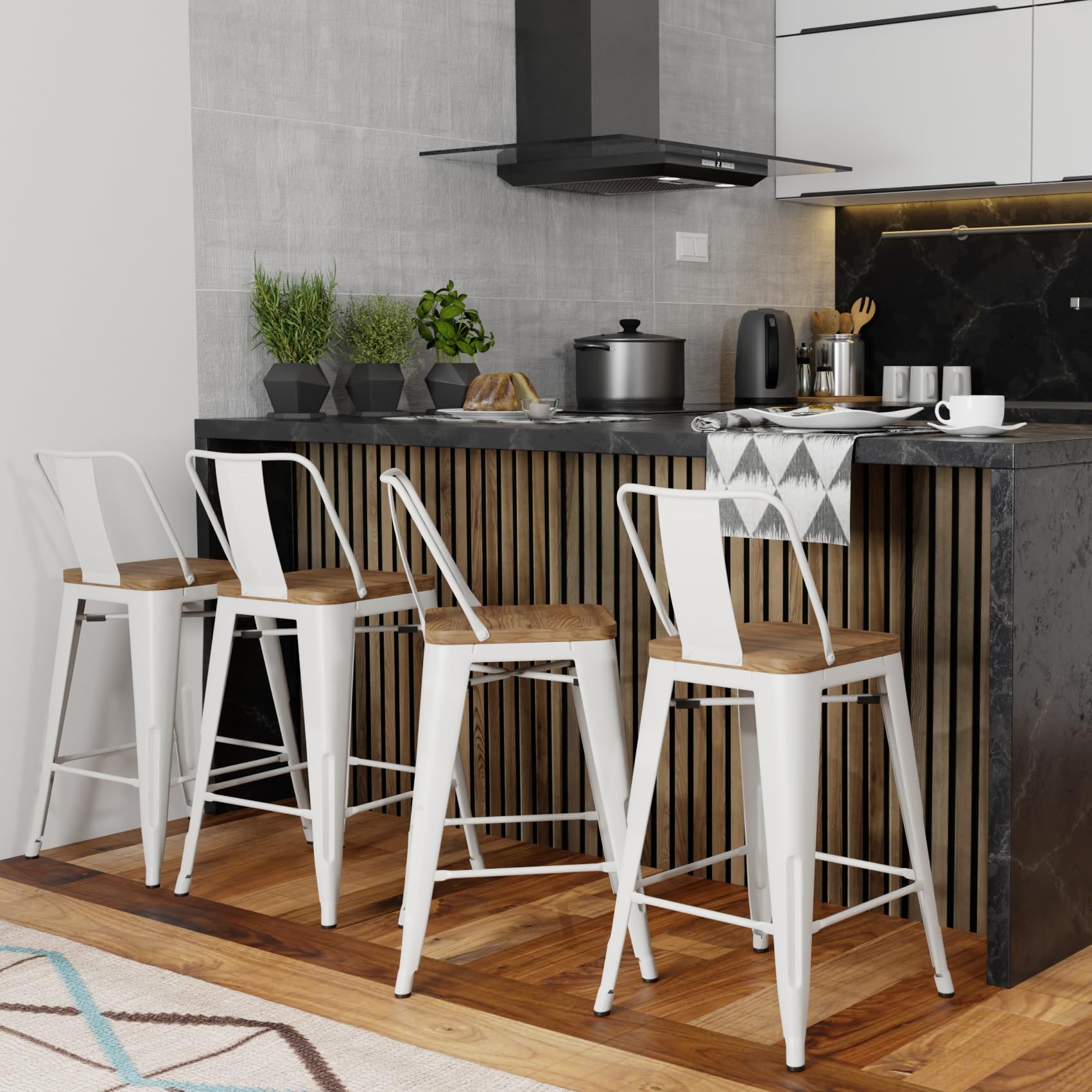SIMPLIHOME Rayne Industrial Metal 24
