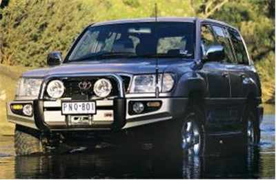 ARB Sahara Bull Bar for Toyota Land Cruiser 100 Series (IFS) 1998-2002 | Compatible with MLO Light Pods | Off-Road Protection & Style Upgrade