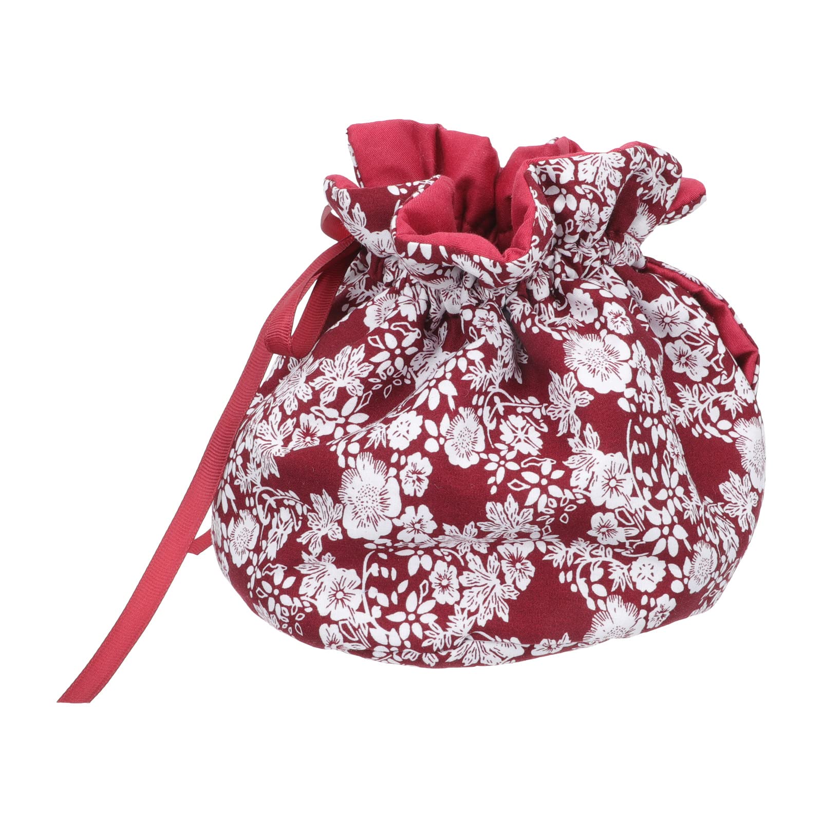 LUOZZY Insulated Tea Kettle Cover - Vintage Floral Cotton Cozy for Teapots - Heat Protective Kitchen Accessory - Red Home Decor for Tea Lovers (Perfect for Afternoon Tea & Cozy Kitchen Decor)