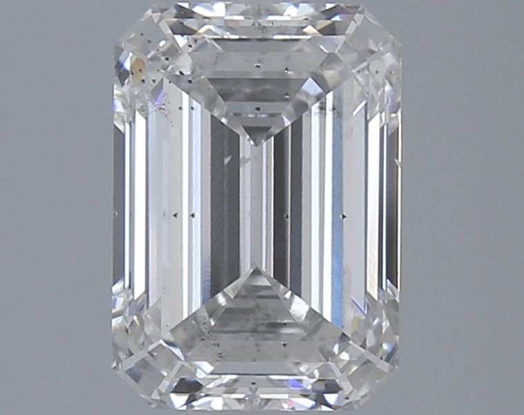 2.91 Carat F Color SI2 Clarity Emerald Cut Lab Grown Diamond for Engagement Rings & Fine Jewelry