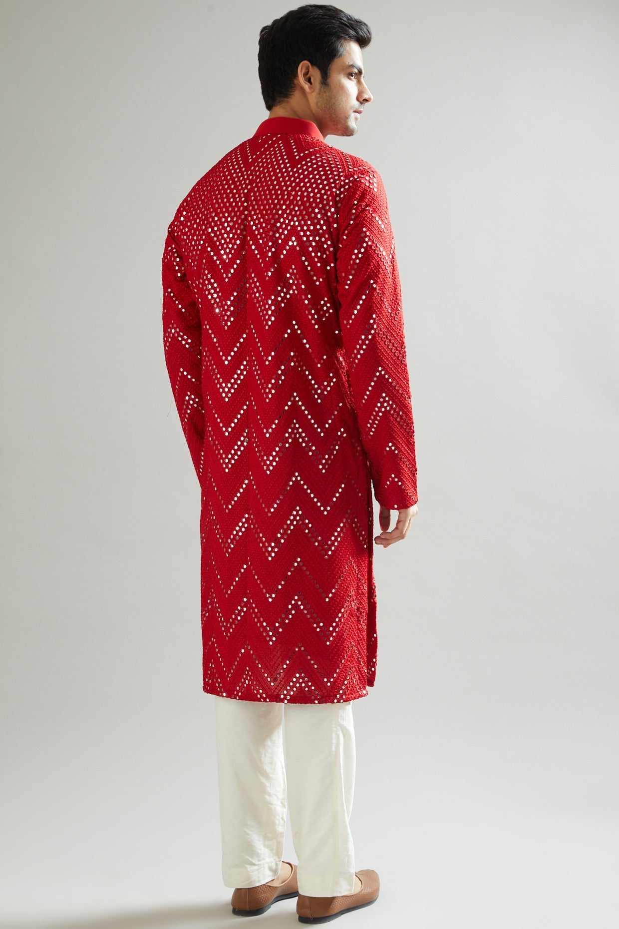 Red Embroidered Kurta for Women | Traditional Indian Ethnic Wear | Perfect for Festivals, Weddings & Cultural Events