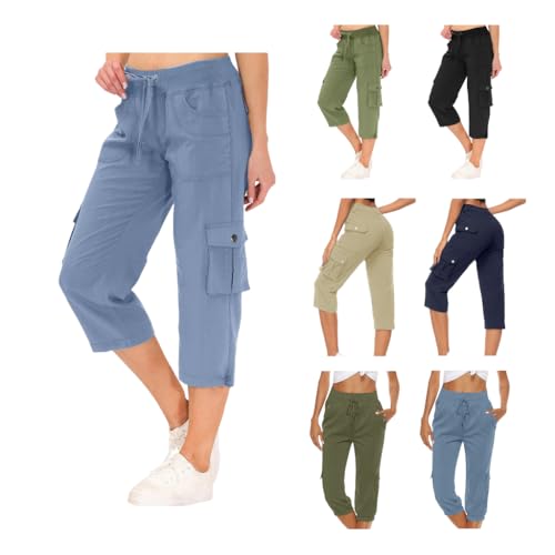 Summer Sweatpants for Women-light Blue