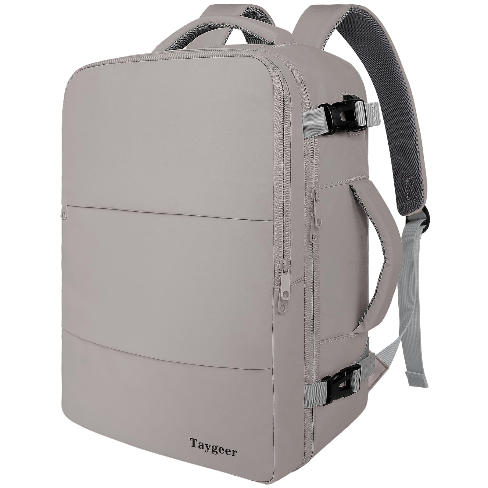 Stylish Taygeer Women's Laptop Backpack Purse - 15.6 Inch Laptop Compartment, College Essentials Organizer, Airline Approved Carry-On Work Bag for Nursing, Doctor & Business Travel (Brown) - Perfect for Daily Commute, Campus Life & Professional Business Trips