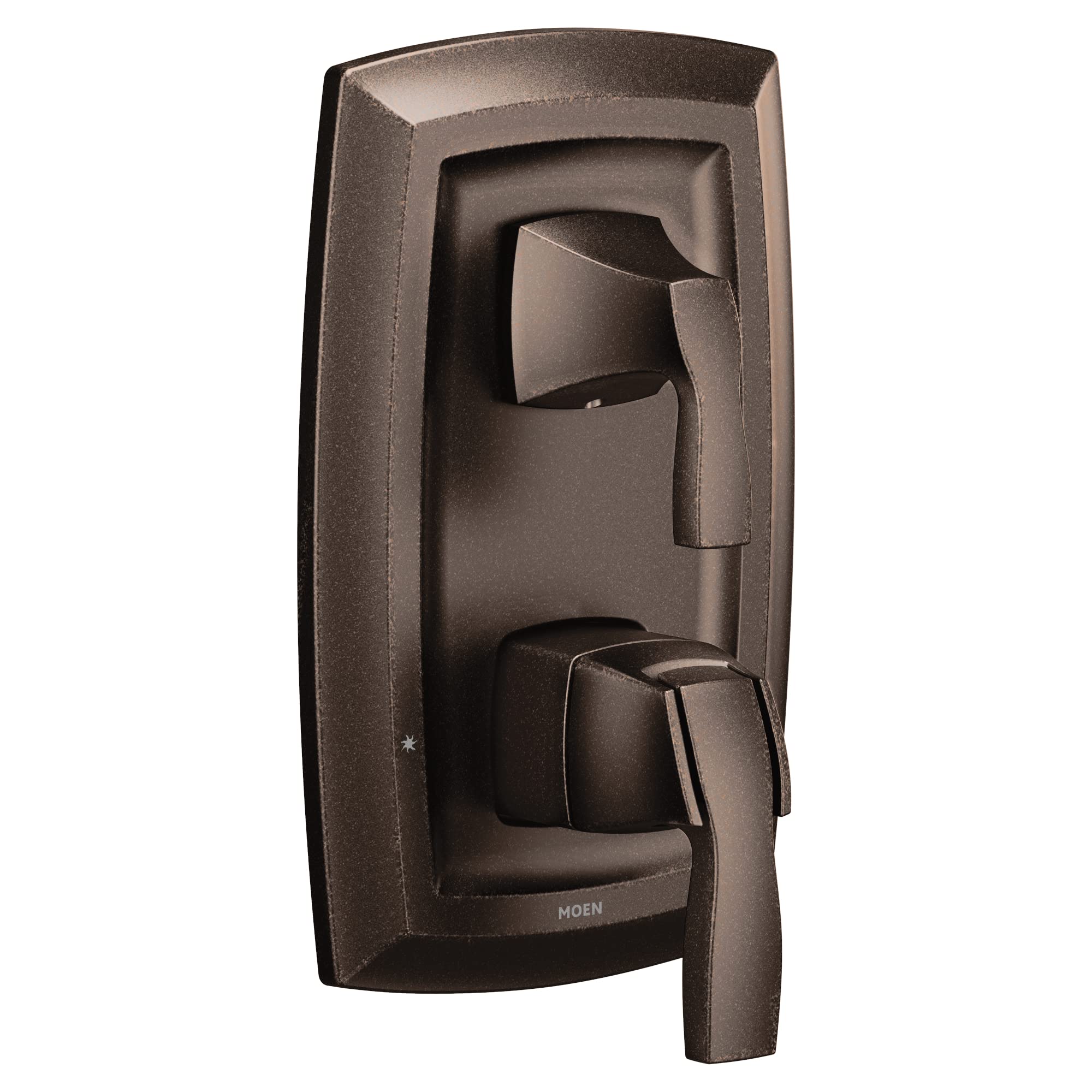 Moen UT3611ORB Voss Collection M-CORE 3-Series 2-Handle Shower Trim with Integrated Transfer Valve in Oil-Rubbed Bronze - Perfect for Modern Bathroom Renovations and Spa-Like Shower Experiences