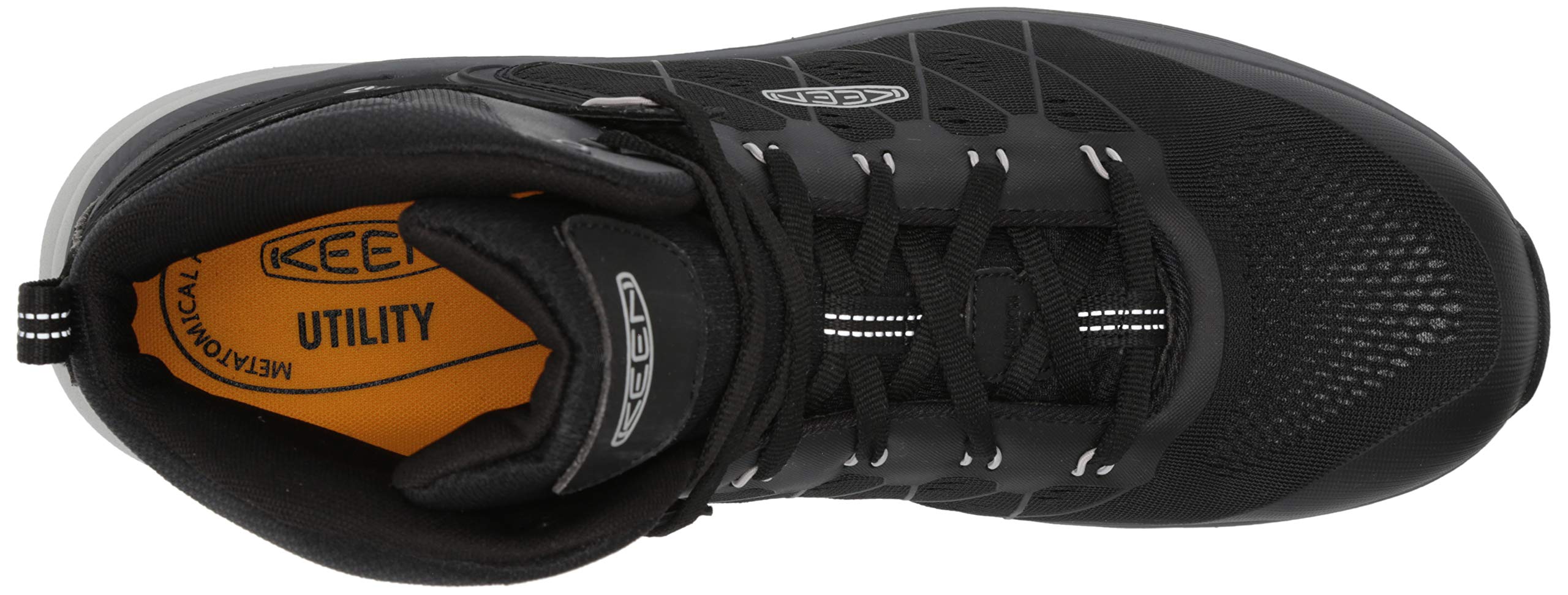 KEEN Utility Men's Vista Energy Mid Height Composite Toe Work Boot - Durable Safety Shoes for Construction, Hiking & Outdoor Work