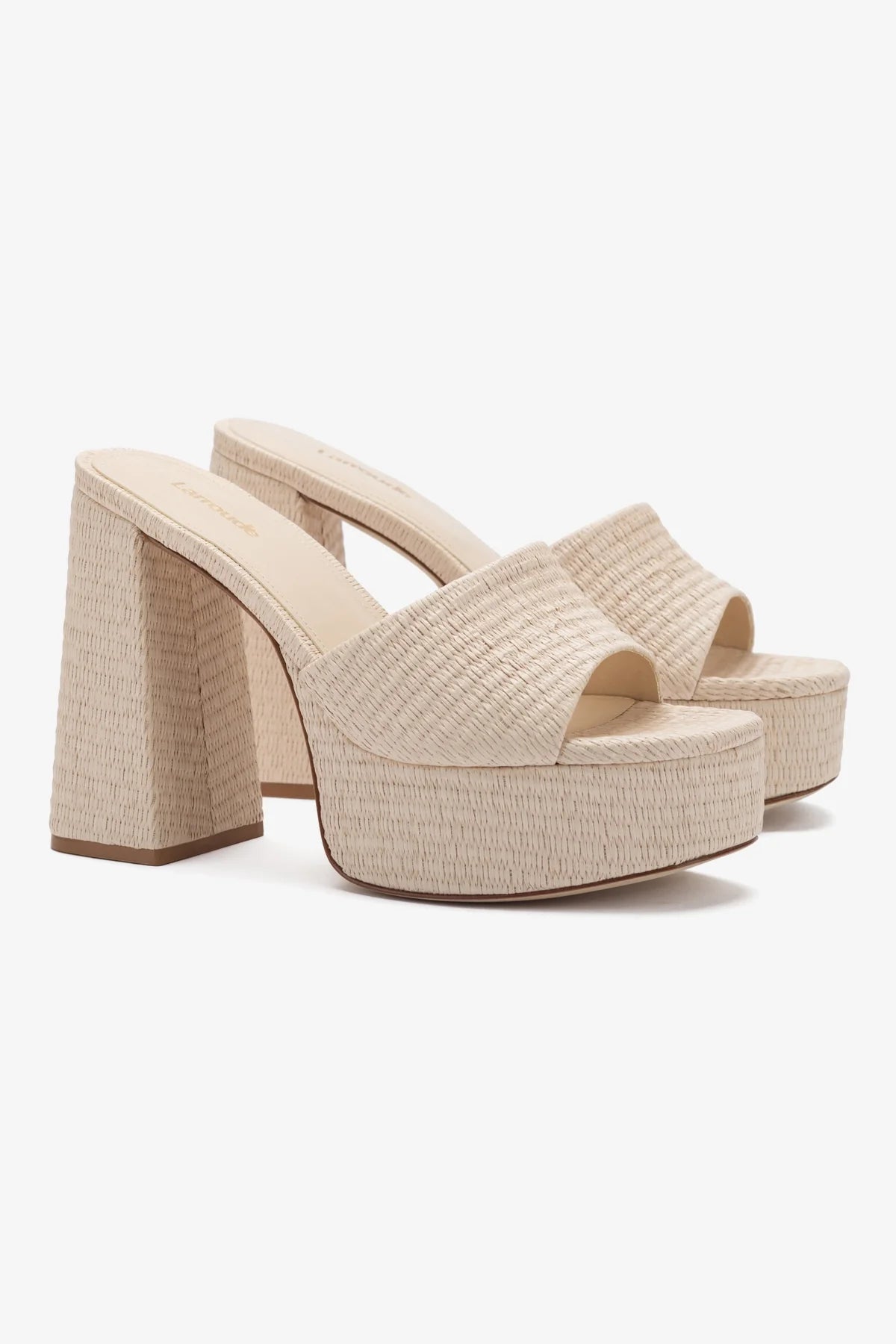 Natural Raffia Dolly Mule Shoes - Comfortable Summer Slides for Women | Perfect for Beach, Poolside, and Casual Outings