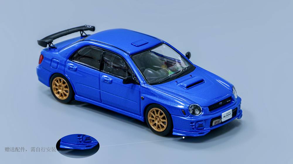 1:64 SUBARU Impreza WRX STi Mines S202 Diecast Model Car - Collectible Miniature Toy for Hobbyists & Car Enthusiasts - Perfect for Display, Gifts, and Racing Game Scenes