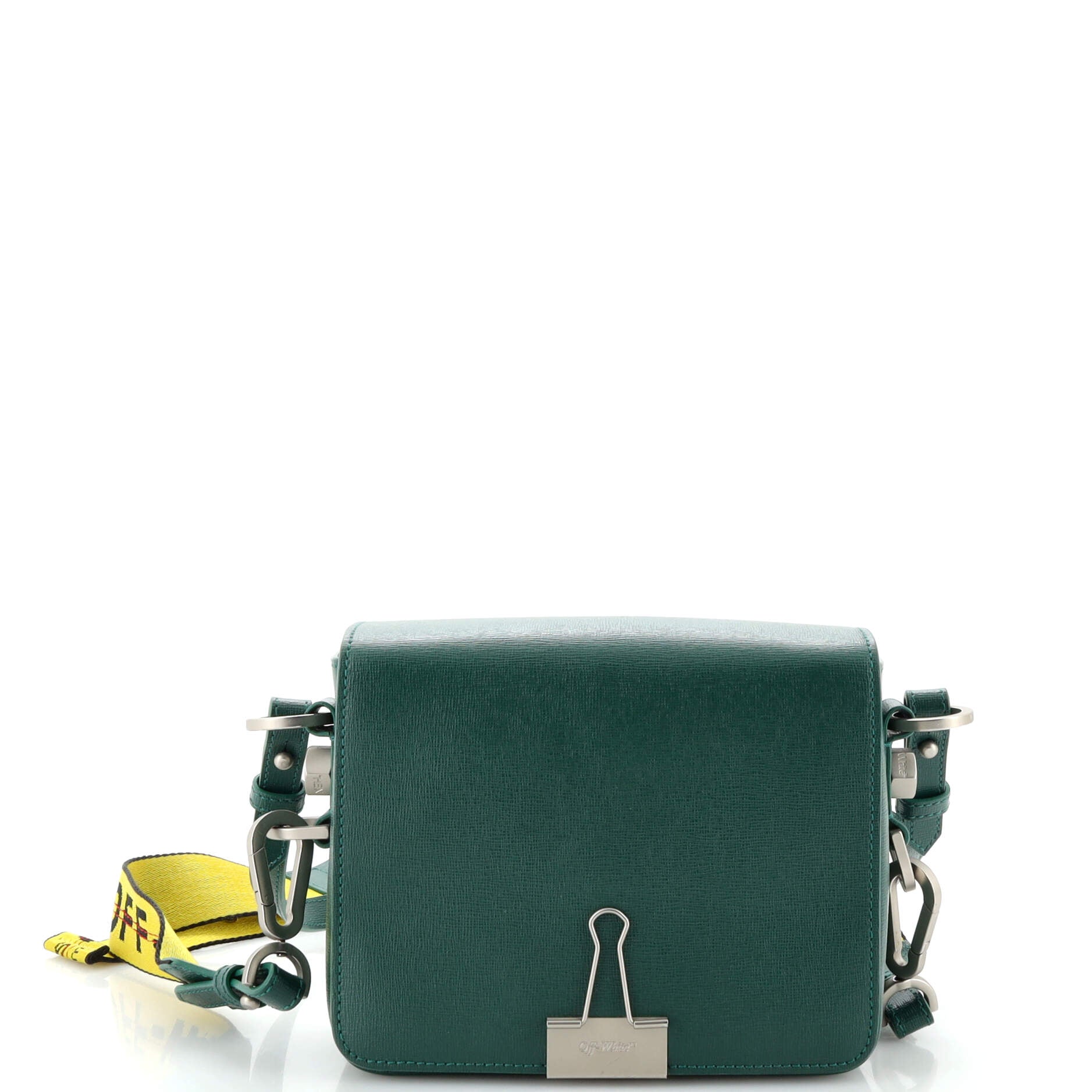Premium Leather Small Binder Clip Flap Bag - Stylish & Functional for Office, School, and Everyday Use