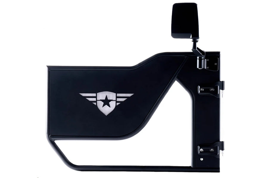Jeep Gladiator JT Combat Off-Road Tube Doors - Front Pair for Enhanced Trail Protection & Adventure Driving | Perfect for Rock Crawling & Off-Road Excursions