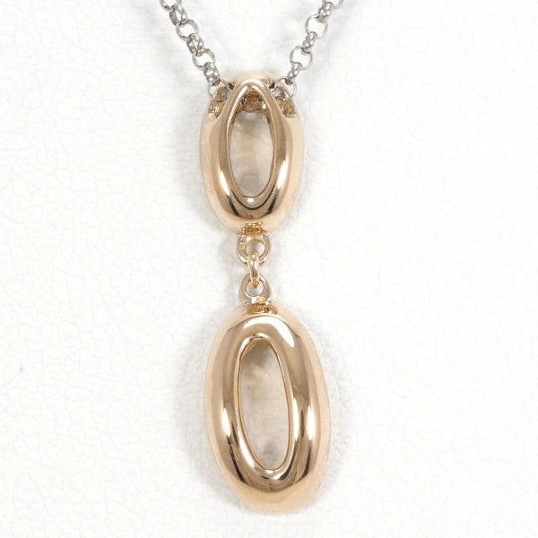 18K White Gold & Pink Gold Necklace for Women - Elegant Layering Jewelry for Everyday Wear, Date Nights & Special Occasions