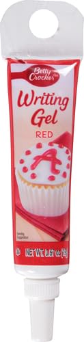 Betty Crocker Red Decorating Gel - 0.68 oz Tube for Cake, Cookie & Dessert Decorating | Easy-to-Use Icing Gel for Baking & Party Treats