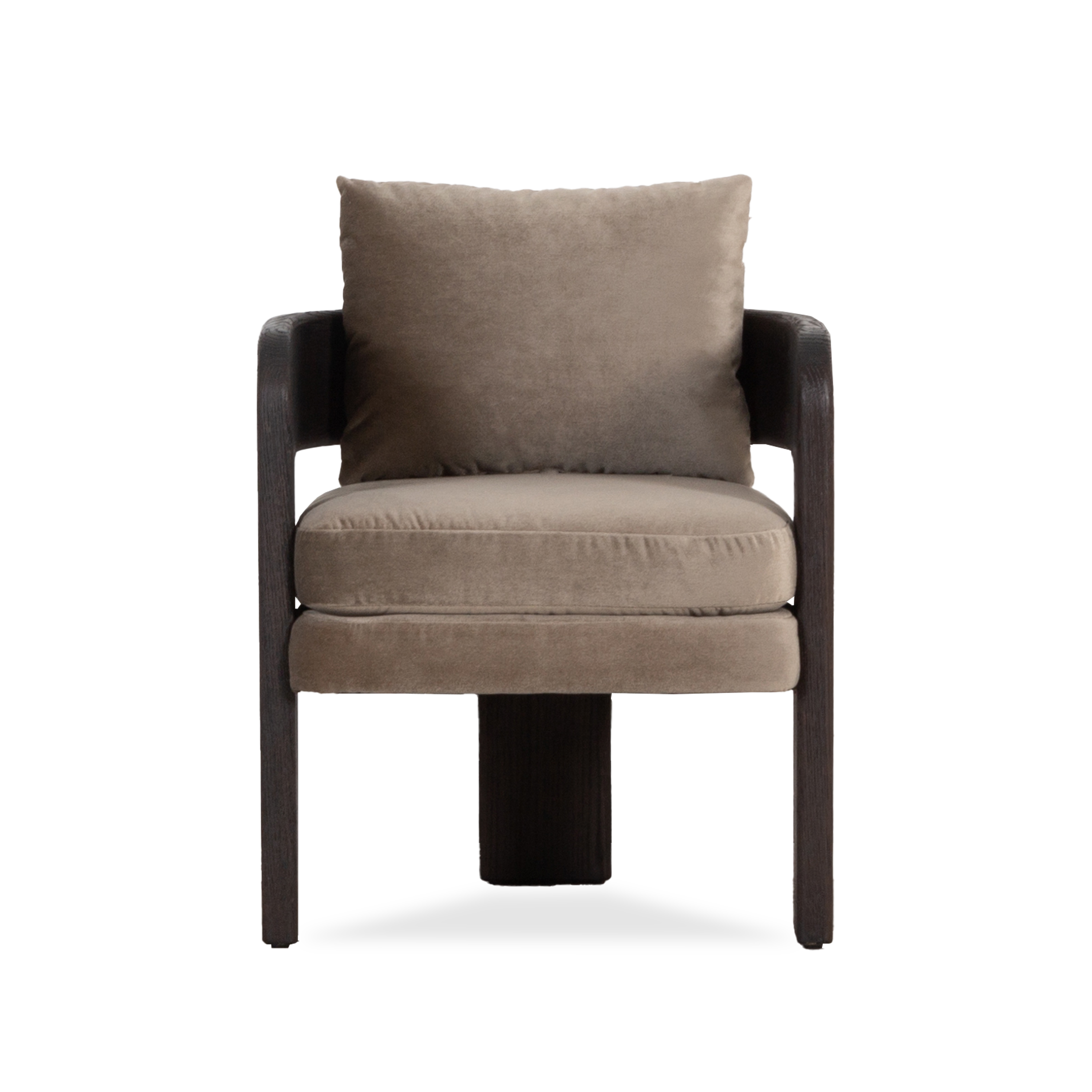 Baril Dining Chair - Modern Wooden Kitchen Chair with Cushion, Comfortable & Sturdy for Dining Room, Kitchen, Breakfast Nook | Perfect for Home, Restaurant, Cafe