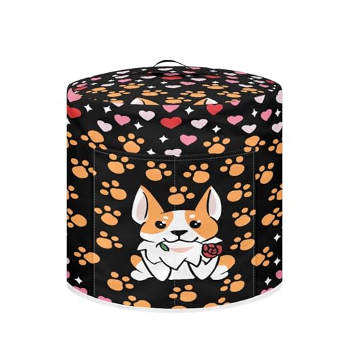 Corgi Paw Love Heart
