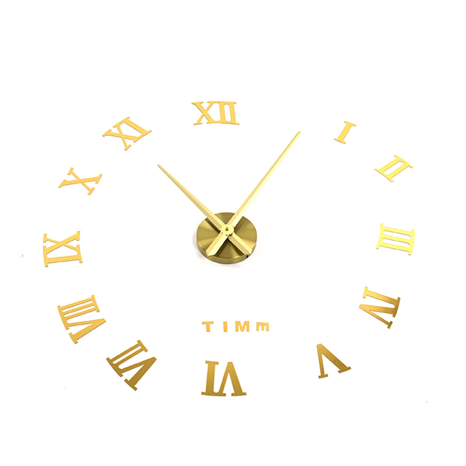 3D DIY Floating Wall Clock - Frameless Self-Adhesive Silent Movement for Home & Office Decor | Modern Wall Art for Living Room, Bedroom, Kitchen, Office Spaces