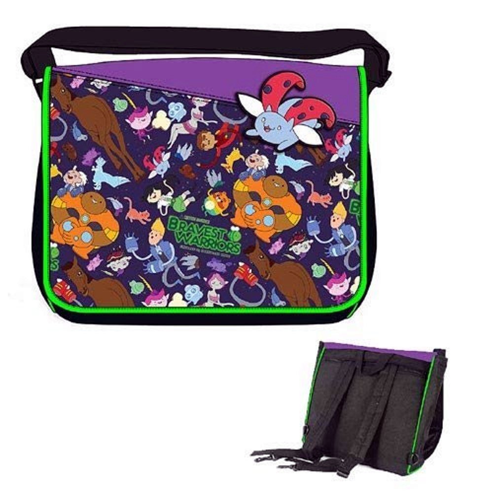 Bravest Warriors Convertible Backpack Messenger Bag - Durable Multi-Function Laptop Bag for Work, School & Travel | Stylish Unisex Daypack for Commuters & Students