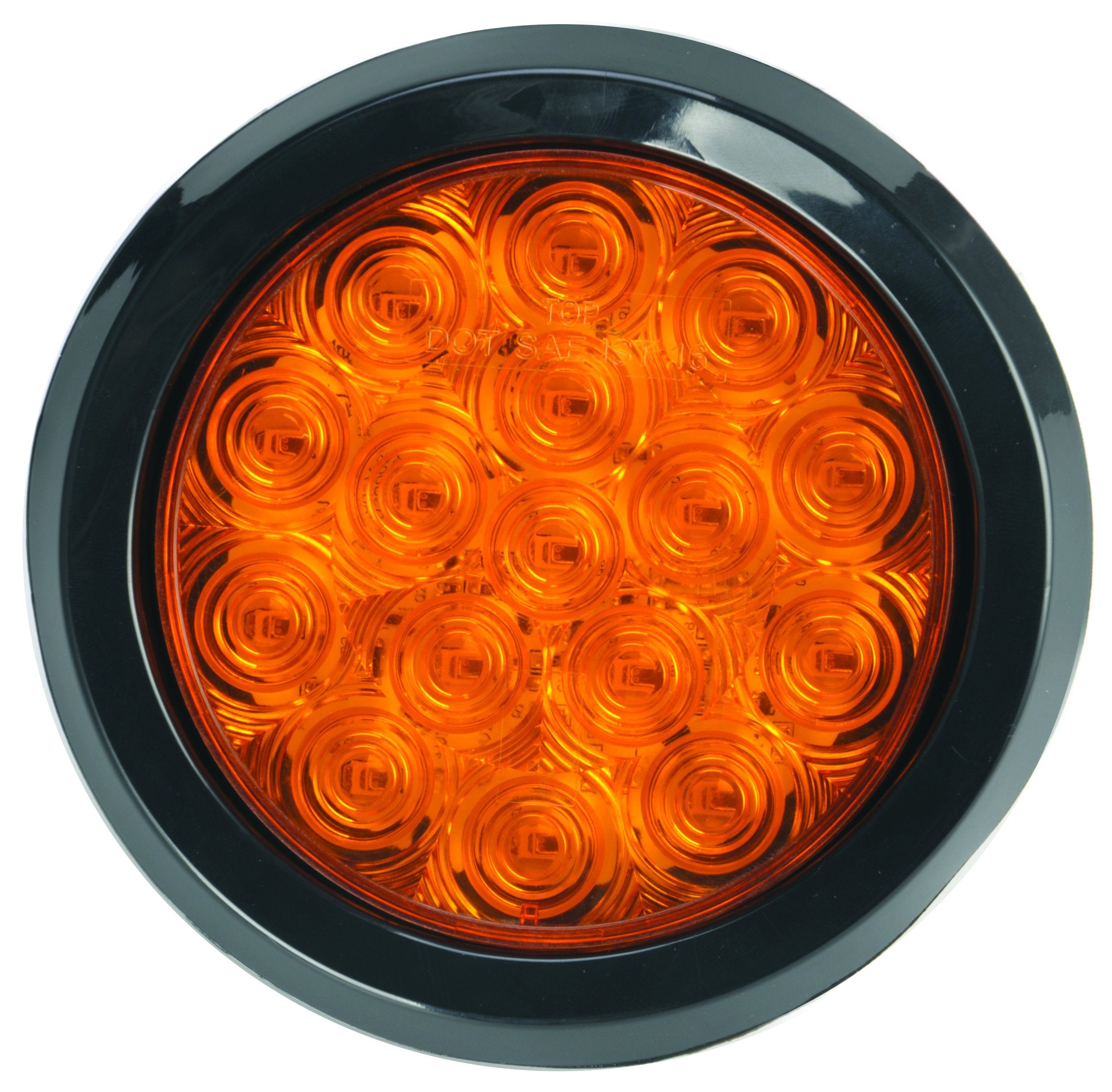 Fortpro 4 Round LED Light with 16 SQ LEDs - Bright Energy Efficient Lighting for Home, Garage, Workshop, and Outdoor Use