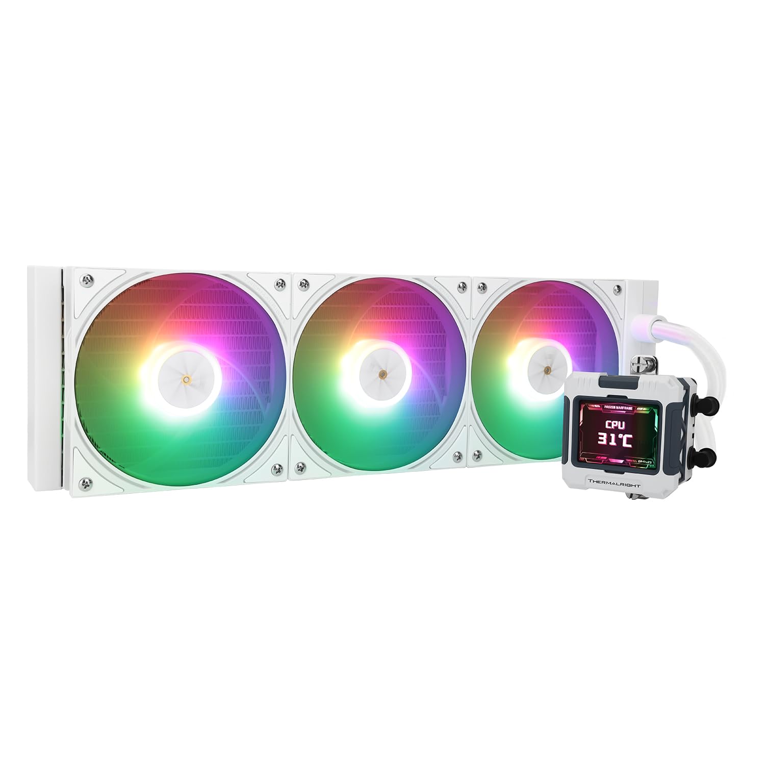 Thermalright FW360 White ARGB CPU Liquid Cooler - 3 PWM Fans 2000RPM, 2.4