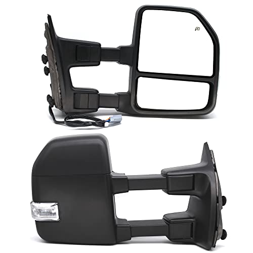 99-07 F250 350 450 Towing Mirrors Black