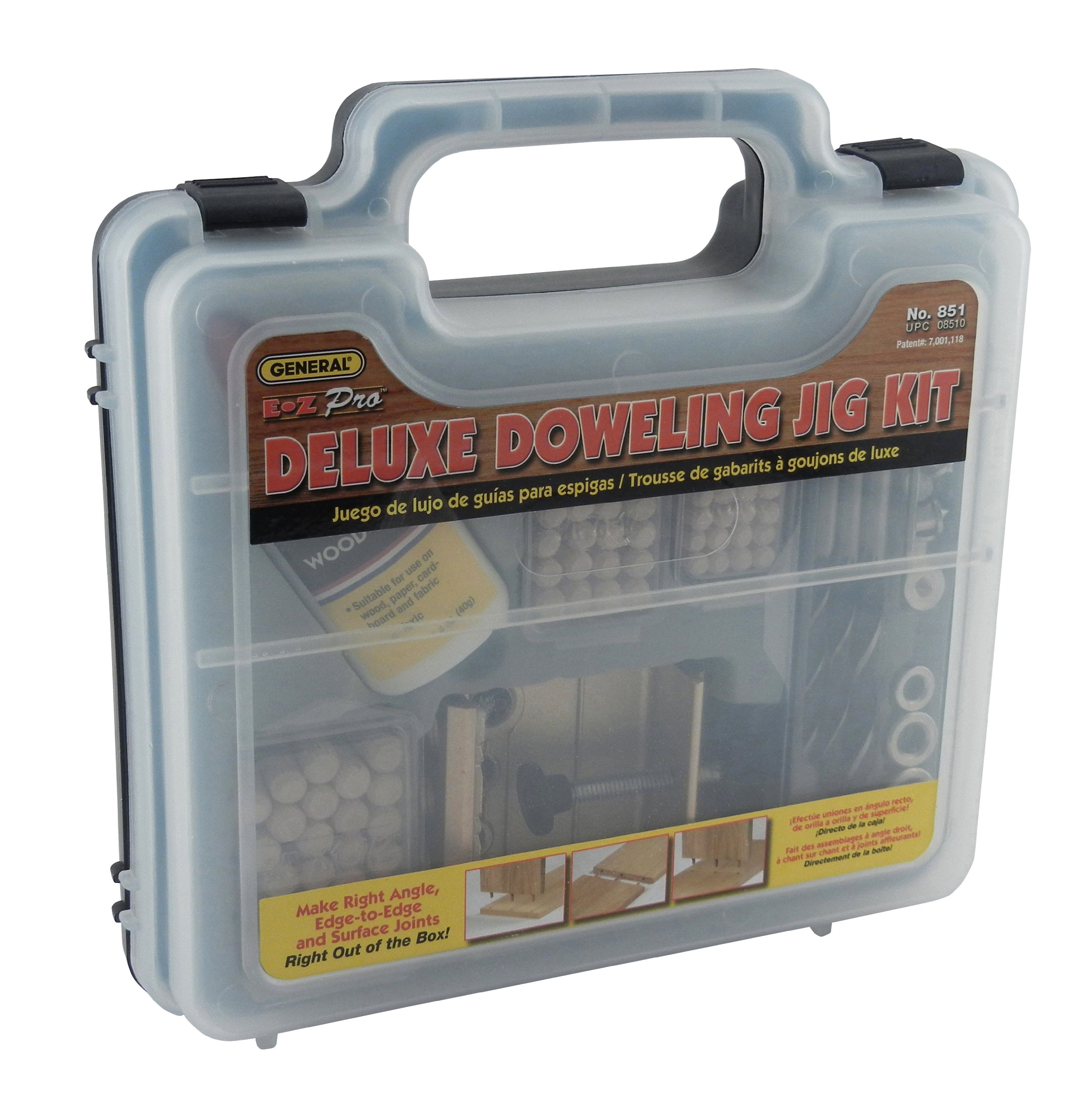 E-Z Pro Deluxe Dowel Jig Kit - Woodworking & DIY Projects