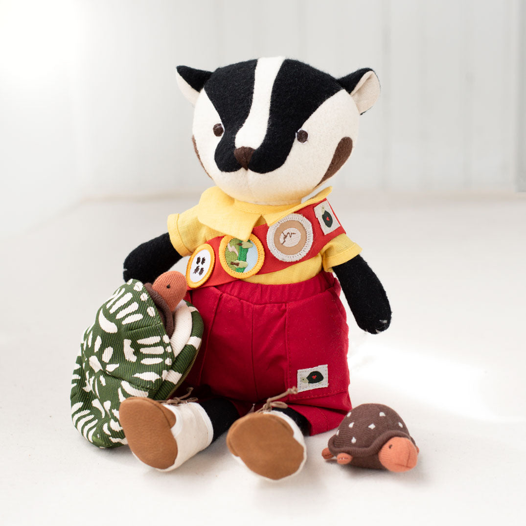 Peter Badger Plush Toy - Soft & Cuddly Stuffed Animal for Kids & Collectors | Perfect for Gifts, Nursery Decor & Cuddling