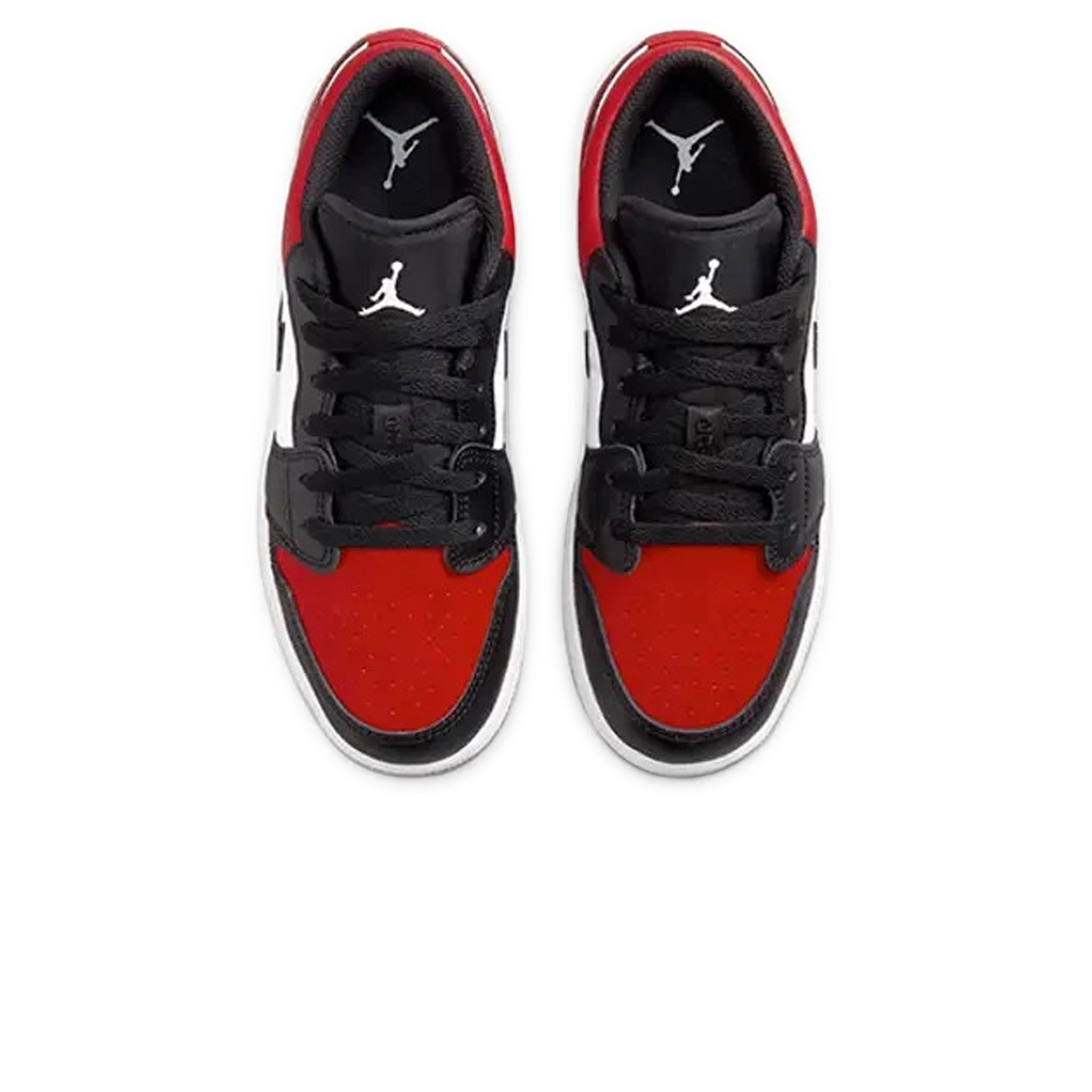 Air Jordan 1 Low Bred Toe GS - Boys' Basketball Shoes for Casual Wear & Street Style