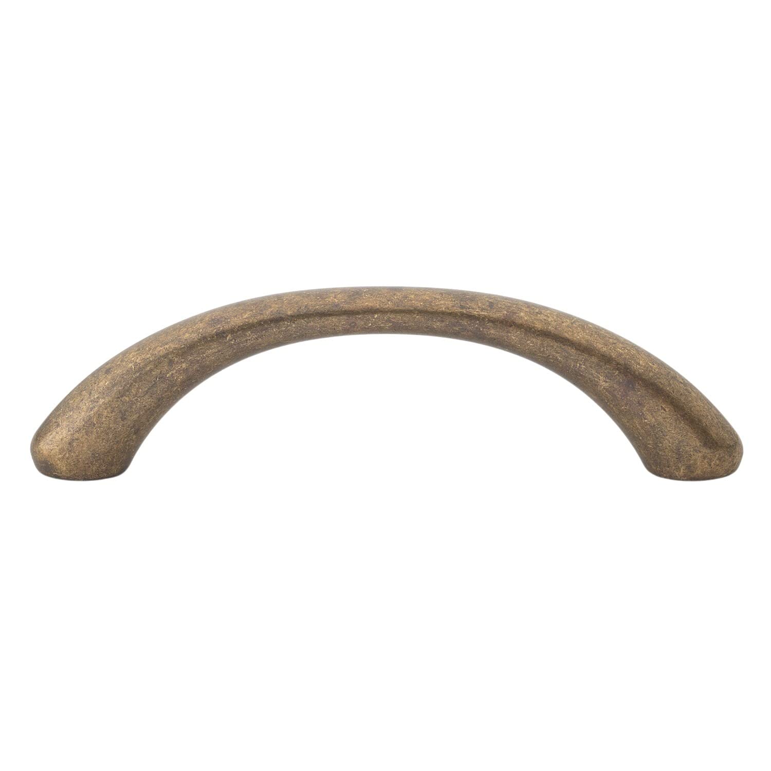 GlideRite 2.75 Inch Antique Brass Cabinet Loop Pulls - 50 Pack CC Hardware for Drawers & Cabinets - Vintage Style Pull Handles for Kitchen, Bathroom & Furniture Upgrade