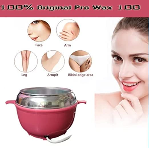 KOSTECH Electric Wax Warmer Heater - Portable Hot Oil & Wax Machine for Hair Removal with Hard Wax Beans, Automatic Waxing Kit for Women (Peach) | Perfect for Home Spa, Salon, and DIY Beauty Treatments