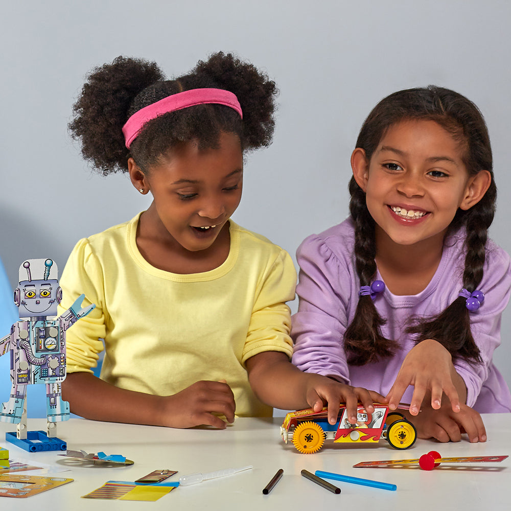 Kids First Intro to Engineering Kit - STEM Learning Toys for Children Ages 5-8 - Build 20+ Models for Classroom, Homeschool & Family Fun Activities