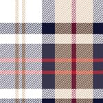 Designer Plaid With Cream